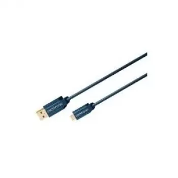 ClickTronic 1,8 m USB 2.0 A-Mini-B m/m 1,8 m USB A Mini-USB B modrý USB kábel (70127)