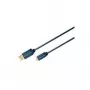 ClickTronic 1,8 m USB 2.0 A-Mini-B m/m 1,8 m USB A Mini-USB B modrý USB kábel (70127)