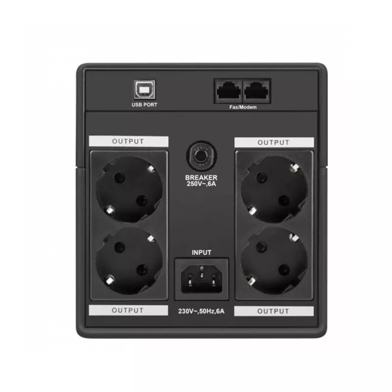 Armac H/1000F/LED záložný zdroj (UPS) Line-Interactive 1 kVA 4 AC výstupy