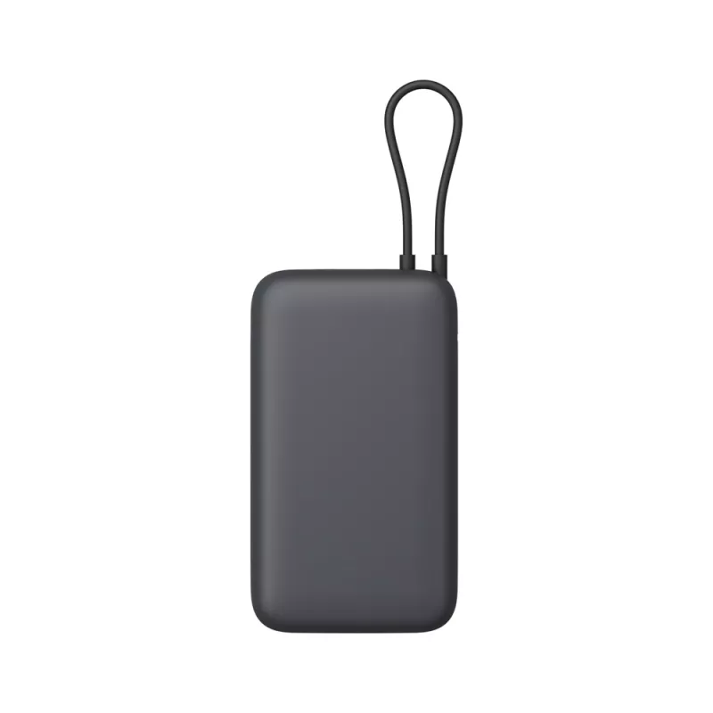 Powerbanka Xiaomi 20000mAh s integrovaným káblom, tmavosivá, model 61828