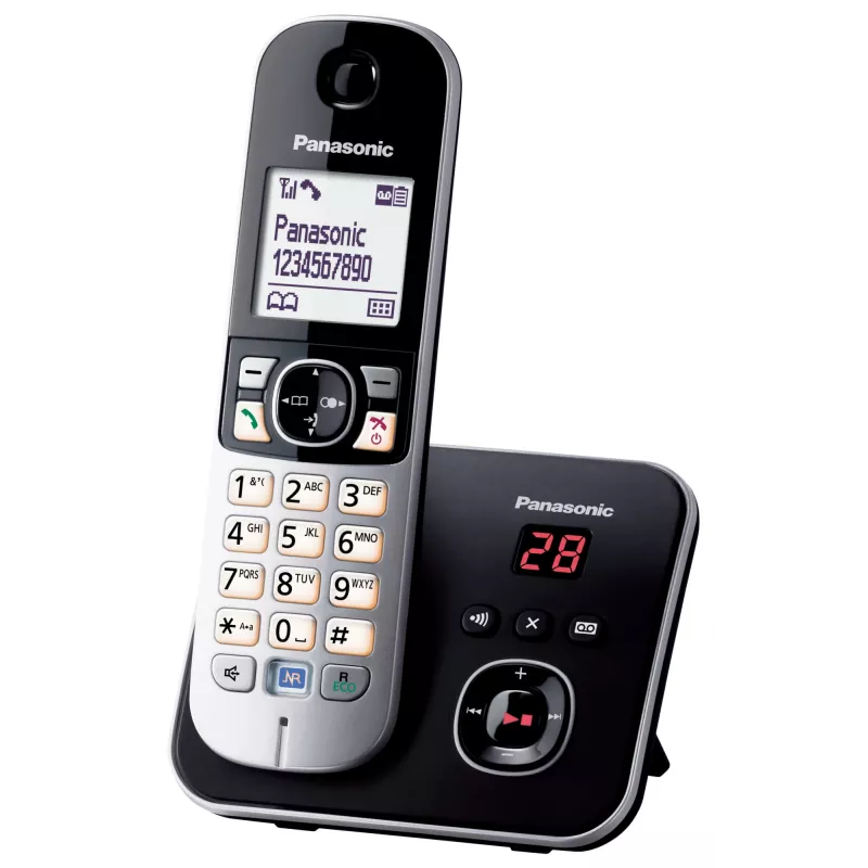 DECT telefón Panasonic KX-TG6821GB čierny