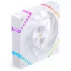 120 mm ARGB PWM ventilátor skrine Jonsbo HF2-120 biely – 120 mm, PWM, ARGB