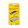 Dokovacia stanica DeLOCK USB Type-C dokovacia stanica so slotom M.2