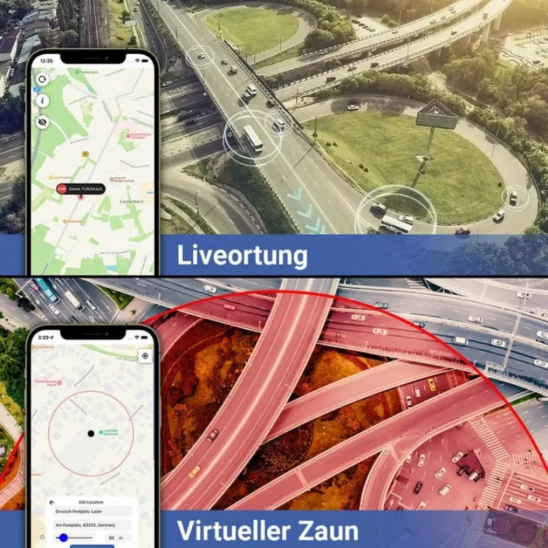 YUKAtrack GPS tracker auto vozidlá kamióny so SIM kartou a dátovým paušálom celoeurópske LIVE lokalizovanie