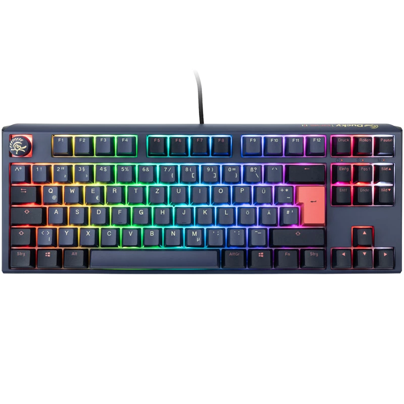 Ducky One 3 TKL klávesnica, Gaming, USB, modrá