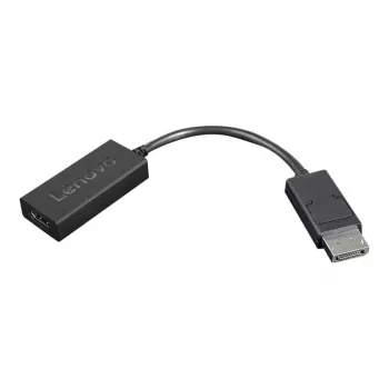 Lenovo 4X90R61023 video kábel adaptér 0,225 m DisplayPort HDMI Type-A (štandard) čierny