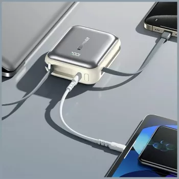 Prenosná powerbanka Awei C03 20000mAh s 45W výstupom a integrovaným USB-A/USB-C káblom
