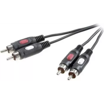 SpeaKa Professional SP-7869760 Audio kábel 0,5 m 2 x RCA čierny (SP-7869760)