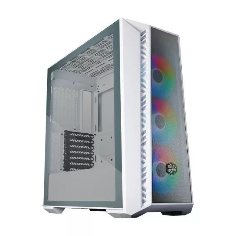 Cooler Master MasterBox 520 - Midi-Tower - PC - biela - ATX - EATX - micro ATX - Mini-ITX - SSI CEB - akrylonitril-butadién-styrén (ABS) - oceľ - tvrdené sklo - Multi