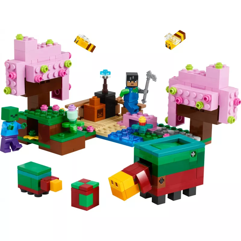 Lego 21260 Minecraft Cherry Blossom Garden set