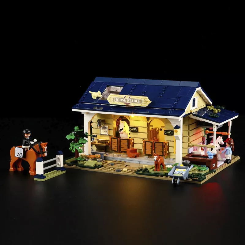 Lumibricks Pferdestall, stavebná hračka