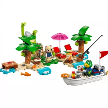 LEGO stavebná hračka 77048 Animal Crossing plavba loďou s kapitánskym ostrovom