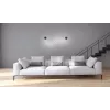 LED nástenné svietidlo ActiveJet AJE-CAMELIA NW — 2400 lm, 4000 K, 16 W, čierna, 1580×120×65 mm, IP20