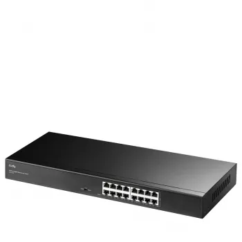 Sieťový switch Cudy GS1016L — 16-portový Gigabit Ethernet (10/100/1000), 32 Gbit/s switching, racková montáž