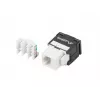 Lanberg Keystone bezskrutkový modul RJ45->LSA 180° UTP Cat.5e (KSU5-2000)