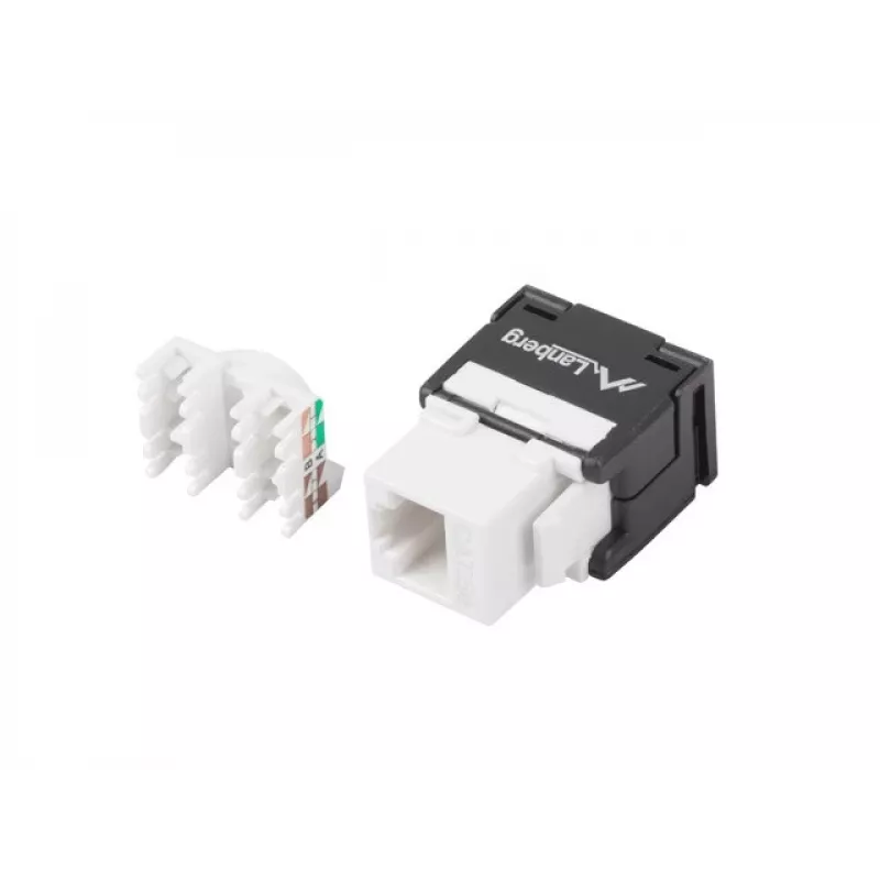 Lanberg Keystone bezskrutkový modul RJ45->LSA 180° UTP Cat.5e (KSU5-2000)