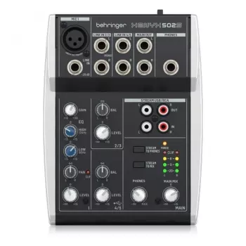 Behringer XENYX 502S - analógový audio mixér