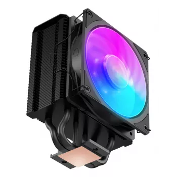 Vzduchový chladič Cooler Master Hyper 212 3DHP čierny ARGB — 120 mm ventilátor, kompatibilný s LGA1700/AM5/AM4