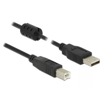 USB kábel DeLOCK 2m USB 2.0-A USB 2.0-B čierny