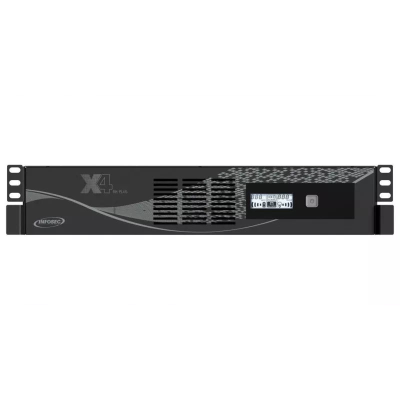 Racková UPS Infosec X4 2000 RM Plus 2 kVA / 1200 W, 10 zásuviek typ F, LCD, Line-Interactive