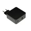 Napájací zdroj pre notebook IBOX IUZ65WA, AC/DC automaticky 100–240V → 18,5–20,5V, 65W, 1×USB, čierny