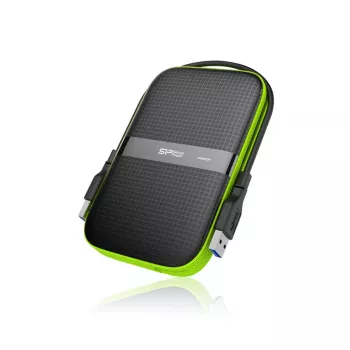 SILICON POWER Armor A60 - pevný disk - 5TB - externý (prenosný) - 2.5 (6,4 cm) - USB 3,1 Gen 1 - čierny (SP050TBPHDA60S3K)