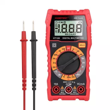 Multimeter Habotest HT108L – DC do 600 V, AC do 600 V, rozsah 10 A