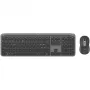 Logitech Signature Slim Combo MK950 - sada klávesnice a myši - 100% - Full-Size - bezdrôtová - Bluetooth 5.1 LE - QWERTY - španielska - grafitová (920-012486)