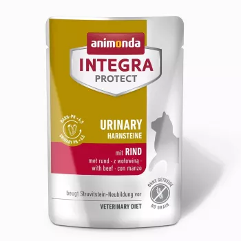 Mokré krmivo pre mačky animonda Integra Protect Urinary Struvite hovädzie 85 g, bez obilnín, bez gluténu