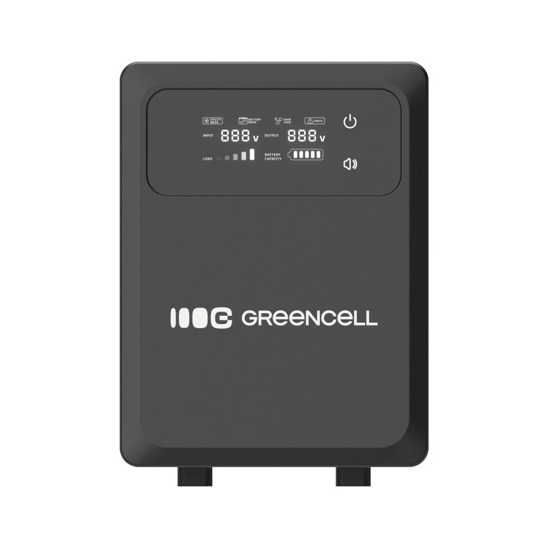 Green Cell PowerCore UPSLPPC1000 1500VA / 1000W AVR záložný zdroj (UPS), 12 VDC, LCD, bez batérií