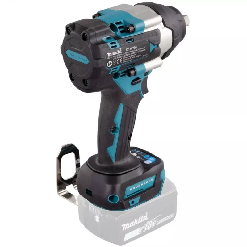 Makita DTW701Z akumulátorový rázový uťahovák 2700 ot/min čierna, modrá
