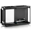 DAN Cases A4-SFX V4.1 - strieborná + Alpenföhn čierna Ridge - 120 mm