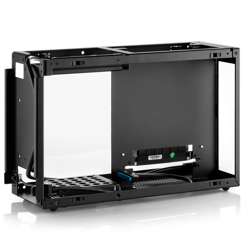 DAN Cases A4-SFX V4.1 - strieborná + Alpenföhn čierna Ridge - 120 mm