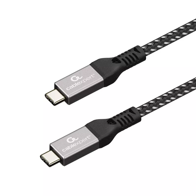 USB-C na USB-C kábel GEMBIRD CCBP-USB4-CMCM240 1,5 m, USB4 Gen 3x2, 40 Gbit/s, 240 W, čierny