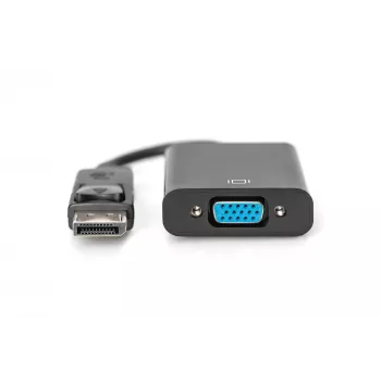 Assmann DisplayPort adaptérový kábel. DP - HD15 M/F. 0,15 m. so zámkom. DP 1.1 kompatibilný. UL. bl. bez tienenia. 32AWG (AK-340410-001-S)