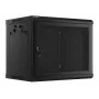 Nástenný rack LANBERG WF01-6409-23B 9U, 60 kg, IP20, 600×450×512 mm, čierny