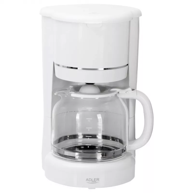 Adler AD 4383w filtrovací kávovar na mletú kávu 1,5 L biely