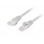 LANBERG sieťový kábel Cat6 U/UTP RJ-45 na RJ-45 2 m sivý
