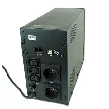 Gembird EG-UPS-033 UPS (neprerušiteľný zdroj napájania) Line-Interactive 1200 VA 720 W 3 AC výstupy
