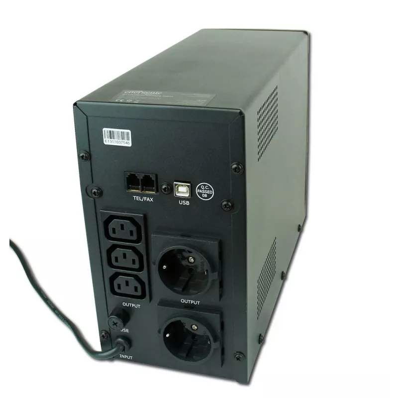 Gembird EG-UPS-033 UPS (neprerušiteľný zdroj napájania) Line-Interactive 1200 VA 720 W 3 AC výstupy