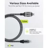Goobay 70752 ethernetový kábel USB-C 3.1 na RJ45, Cat6 F/UTP, 5 m, čierny/strieborný