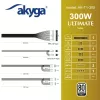 Akyga AK-T1-300 300 W TFX napájací zdroj, aktívne PFC, 80 mm ventilátor