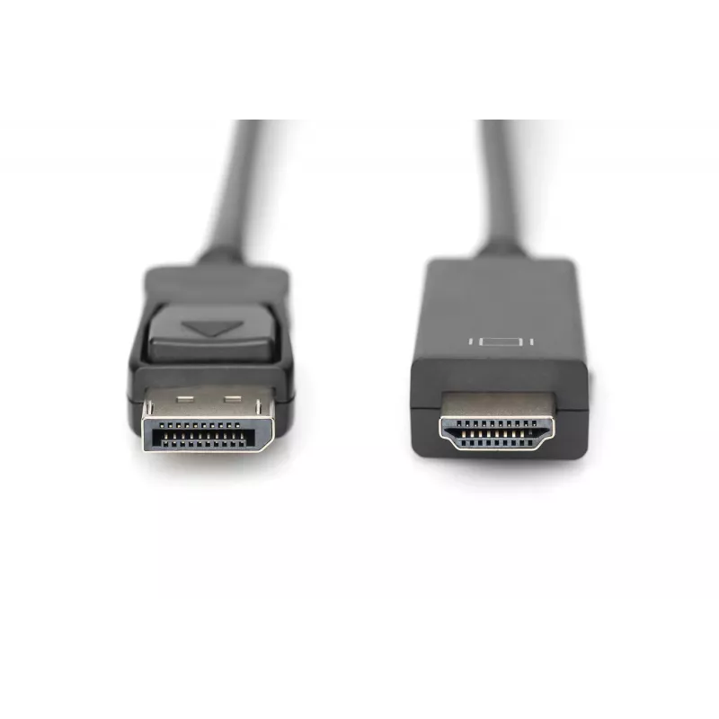 Adaptérový kábel DisplayPort 1.2 so zámkom 4K 60Hz UHD Type DP/HDMI A M/M čierny 2 m