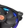 Thermaltake Riing 14 LED 256 Color CL-F043-PL14SW-B ventilátory do skrine 140 mm, balenie 3 ks, 600–1400 ot./min., 4-pin