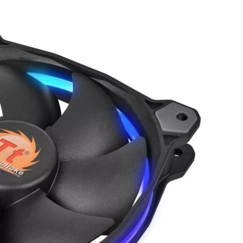 Thermaltake Riing 14 LED 256 Color CL-F043-PL14SW-B ventilátory do skrine 140 mm, balenie 3 ks, 600–1400 ot./min., 4-pin