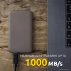 Intenso TX500 - SSD - 2TB - externý (prenosný) - USB 3,2 Gen 2x1 (USB-C konektor) - hnedá (3827470)