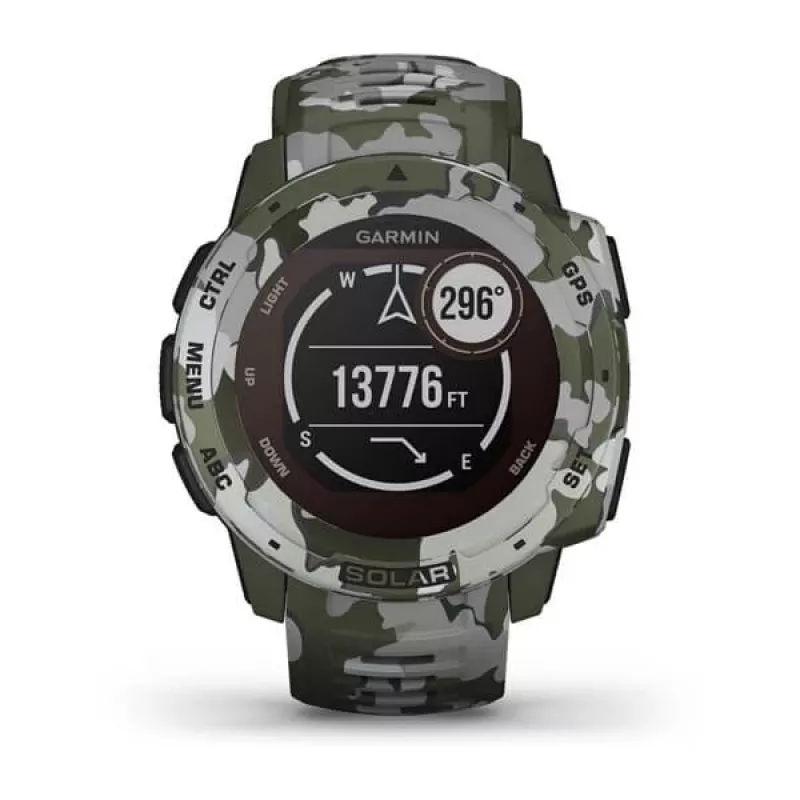 GPS hodinky Garmin Instinct Solar Camo Edition maskáčové