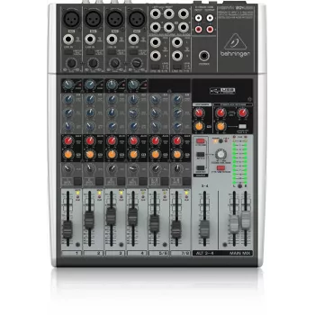 Behringer Xenyx 1204USB audio mixér 12 kanálov sivý