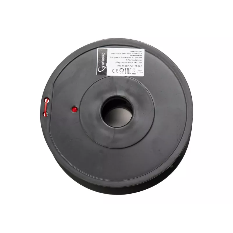 Materiál pre 3D tlač Gembird 3DP-PLA+1.75-02-R červený 1 kg