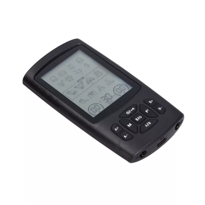 TENS/EMS elektrostimulátor Extralink Vital+ Essential — 2 režimy, 20 intenzít